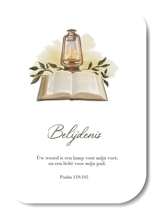 Belijdenis Uw woord is een lamp