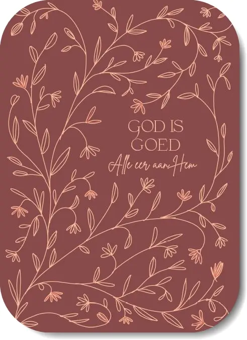 Kaart God is goed