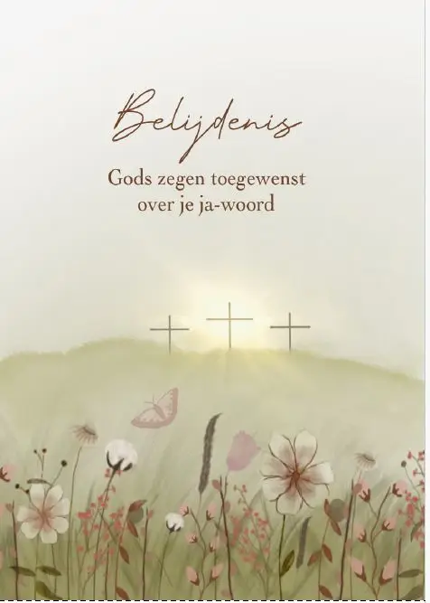 Belijdenis Gods zegen toegewenst over je