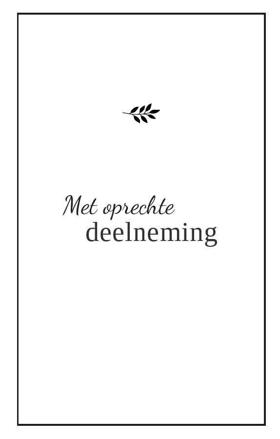 Map Rouw dubbele kaart, gevoerde envelop