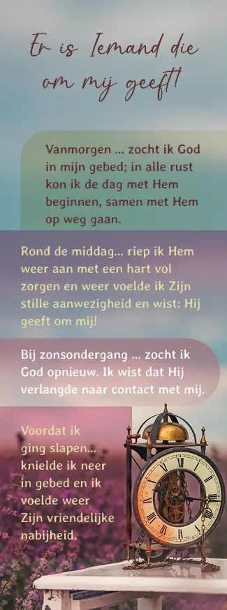 Er is Iemand die om mij geeft!