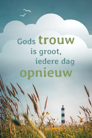 Minikaart Gods trouw is groot