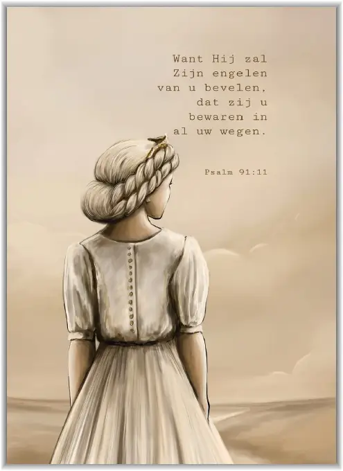 Poster A5 Want Hij zal Zijn engelen van