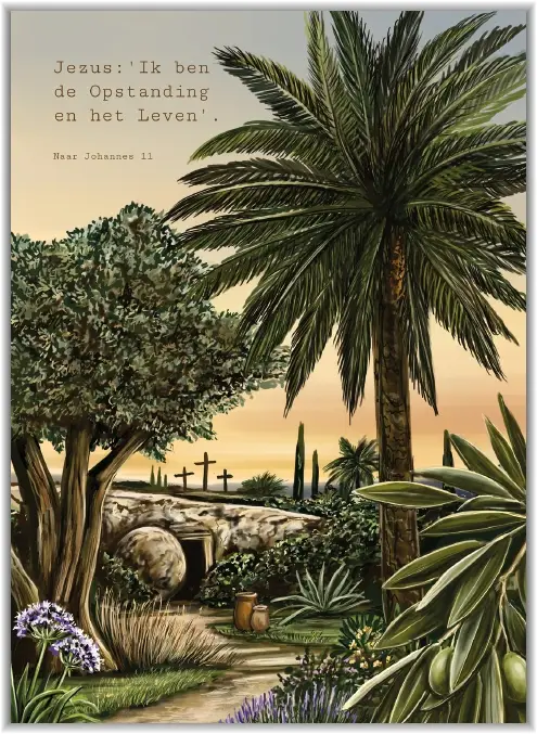 Poster A5 Ik ben de Opstanding