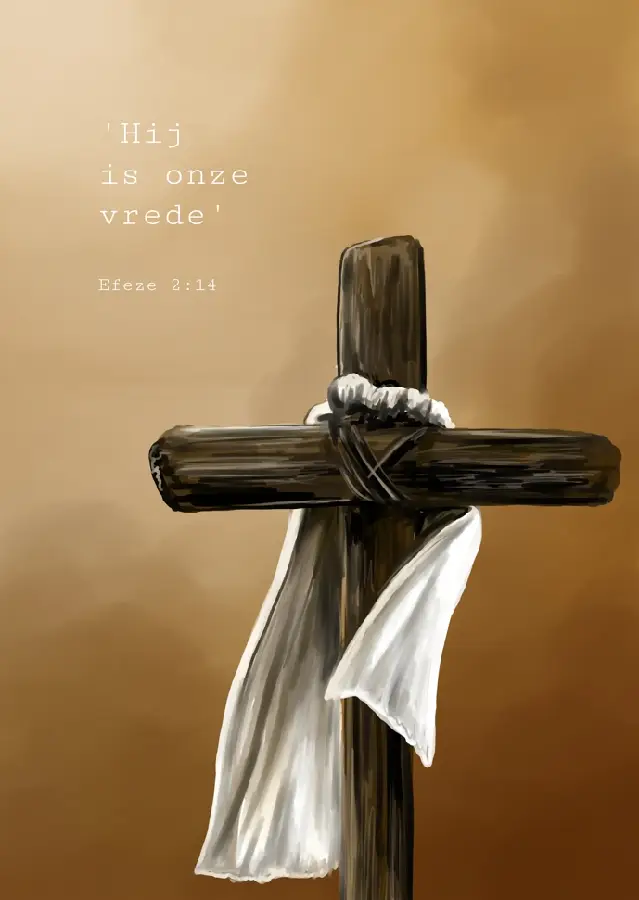 Minikaartje Hij is onze vrede