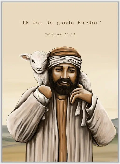 Poster A4 Ik ben de goede Herder