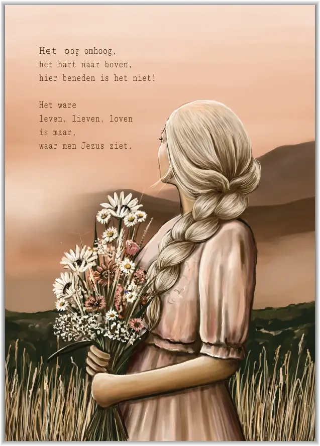 Poster A4  Het oog omhoog