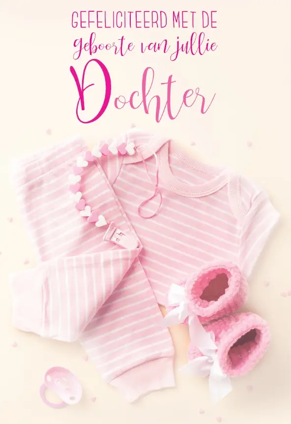 Geboorte dochter tekst sv