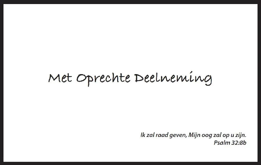 Map rouw zwart Ik zal raad geven...