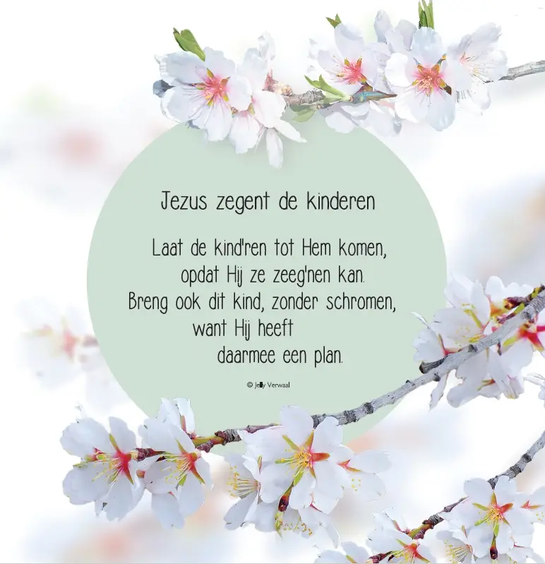 Jezus zegent de kinderen