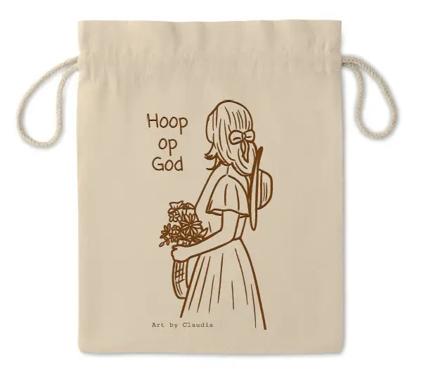 Geschenkzakje M Vrouw Hoop op God
