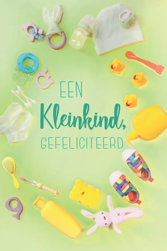Kleinkind gefeliciteerd