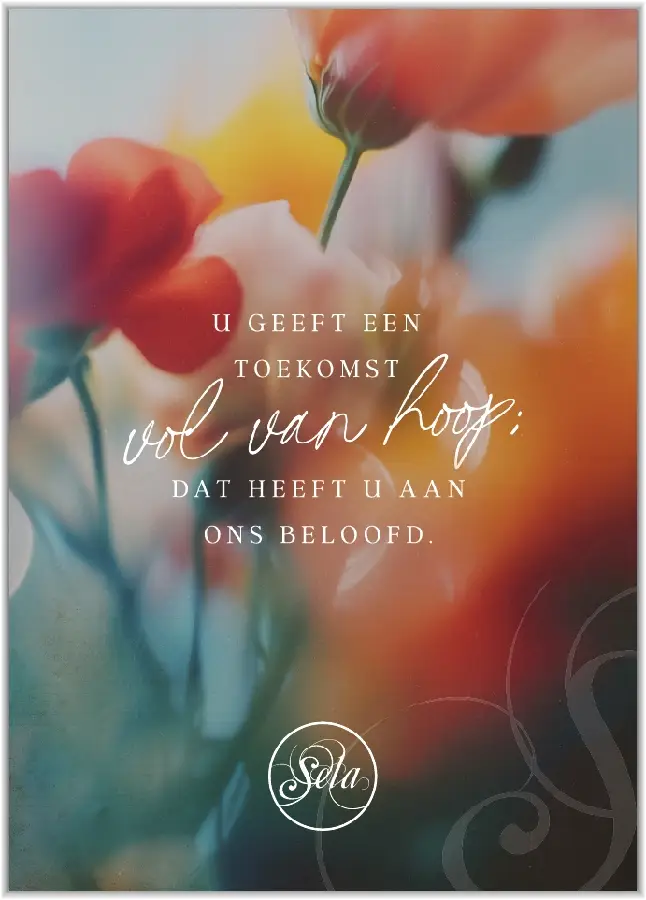 Poster A5 Toekomst vol van hoop