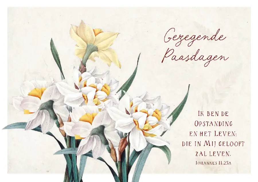 Kaart Gezegende Paasdagen