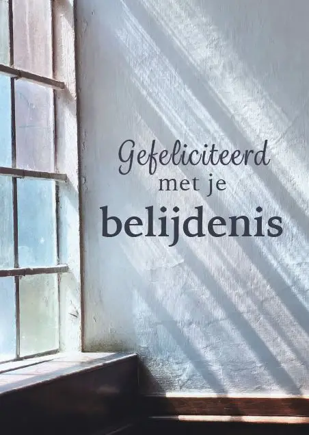 Kaart Gefeliciteerd Belijdenis