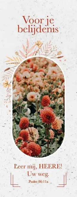 Boekenlegger Voor je belijdenis