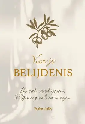 Minikaart Voor je Belijdenis