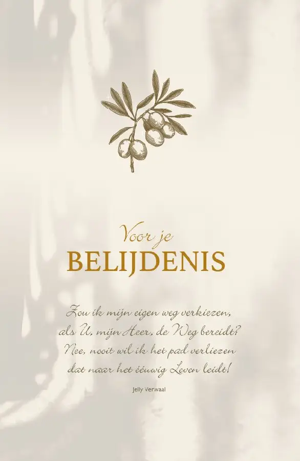 Wenskaart Belijdenis Zou ik mijn eigen w