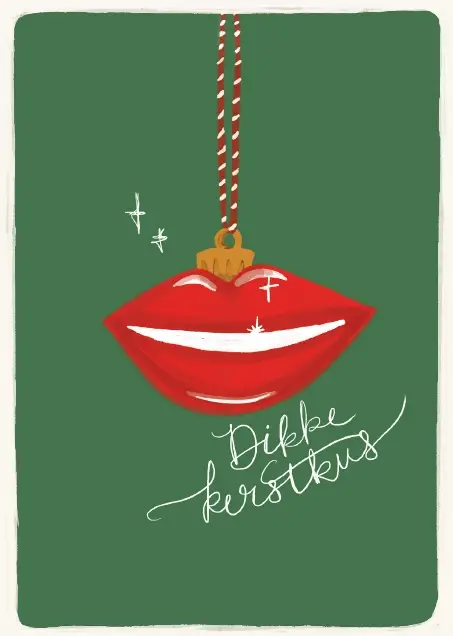 Dikke kerstkus
