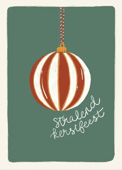 Stralend kerstfeest