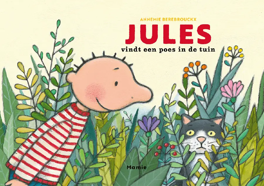 Jules vindt een poes in de tuin