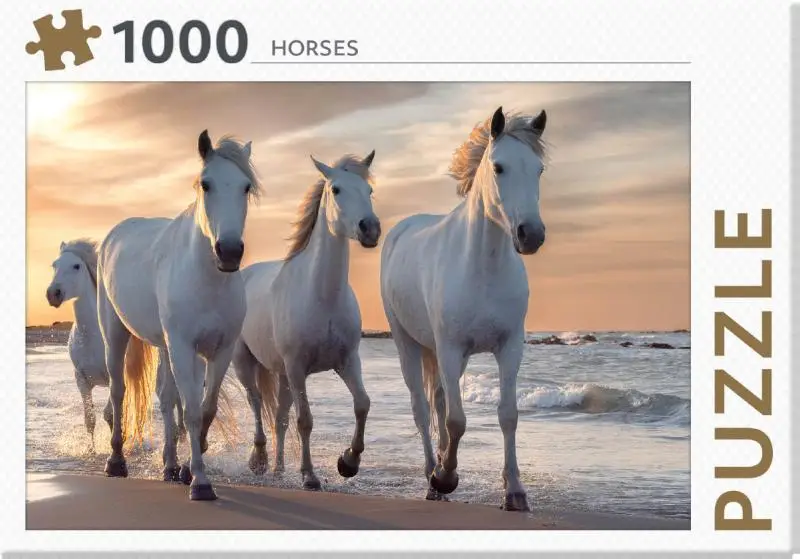 Rebo legpuzzel 1000 stukjes - Horses