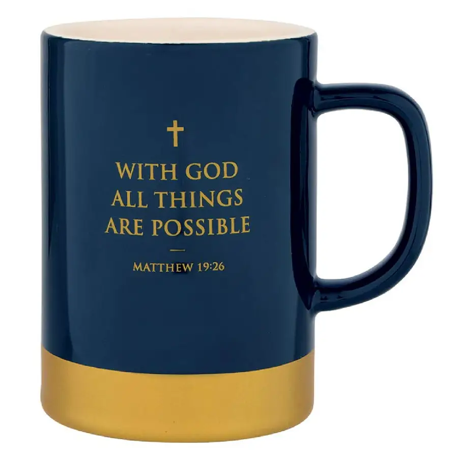 Signature mug With God all things