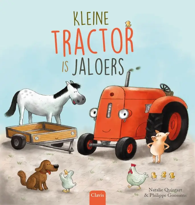 Kleine tractor is jaloers