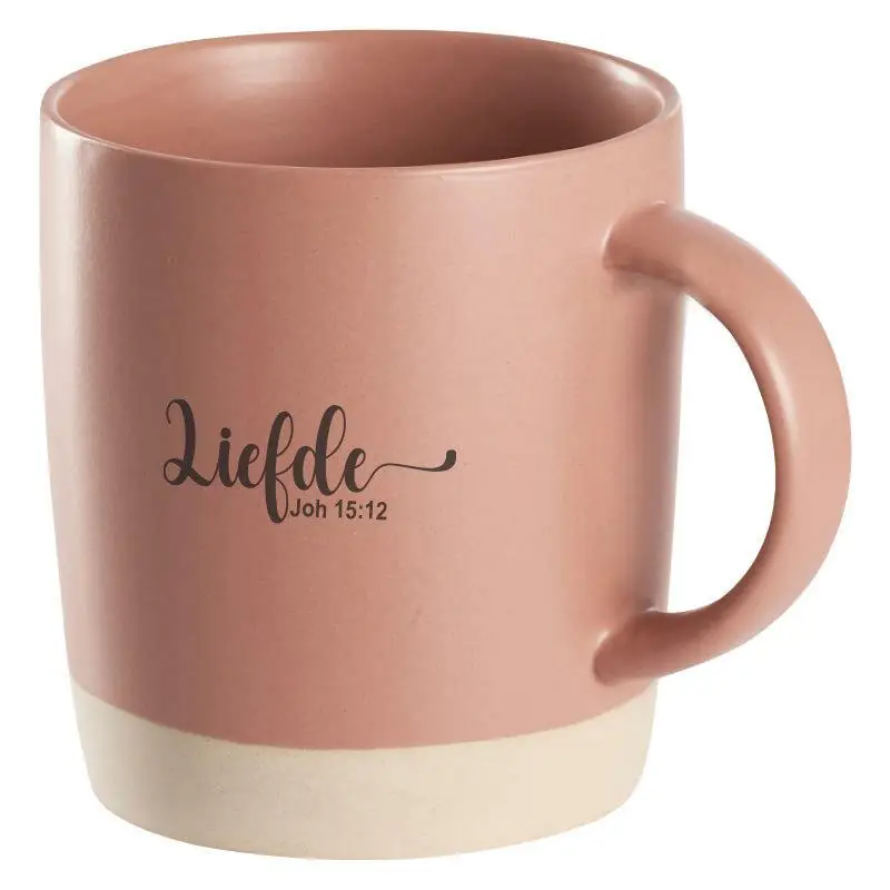 Mok Liefde aardekleur/rose