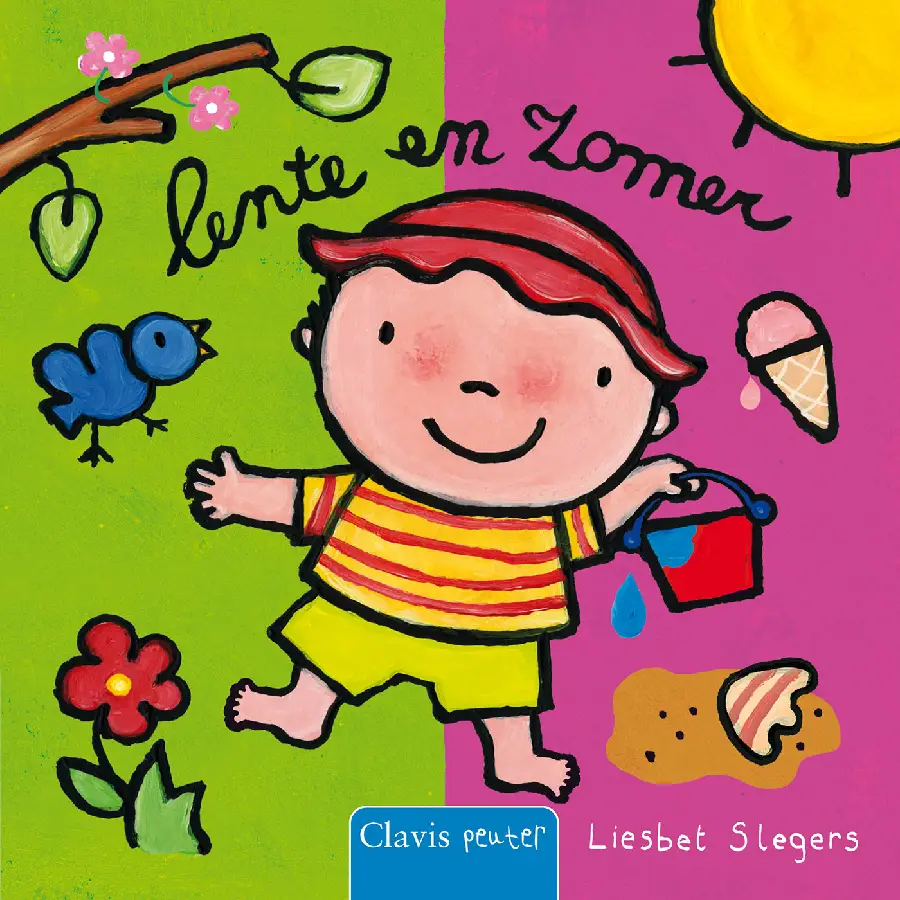 Lente en zomer kartonboekje