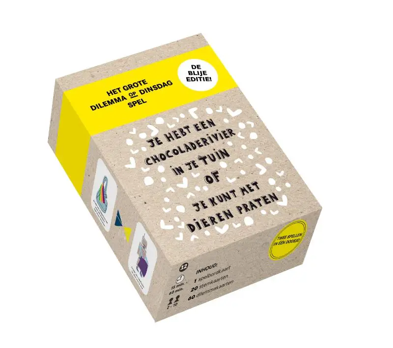 Het grote Dilemma op Dinsdag-spel: de blije editie