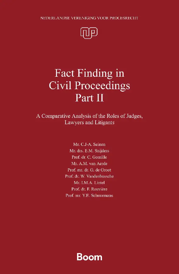 Fact Finding in Civil Proceedings Part II