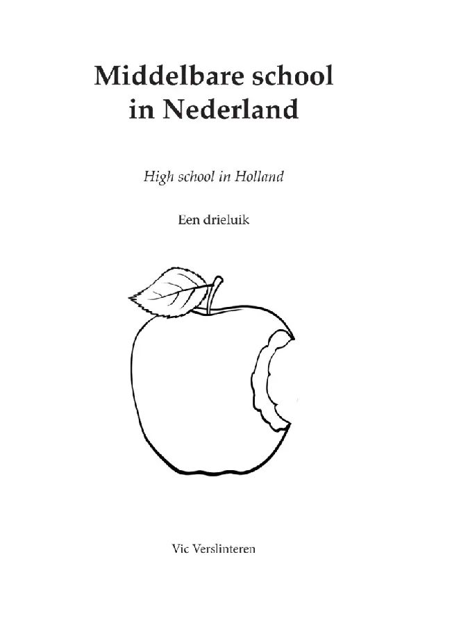 Middelbare school in Nederland