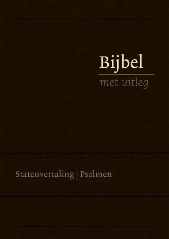 Bijbel bmu MIDDEL zwart flex goud