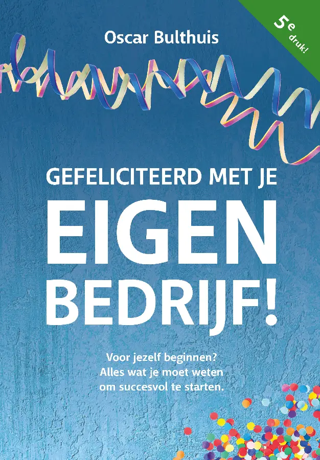 Gefeliciteerd met eigen bedrijf!