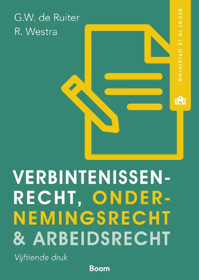 Verbintenissenrecht, ondernemingsrecht & arbeidsrecht