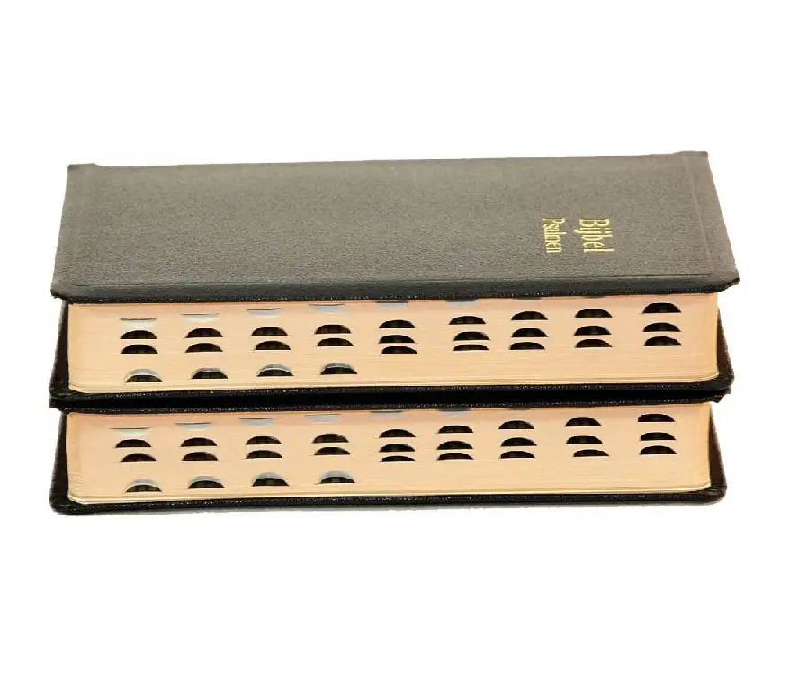 Zakbijbel D33R kunstleer index