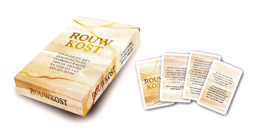 Rouwkost kaarten gebaseerd op Doorleven