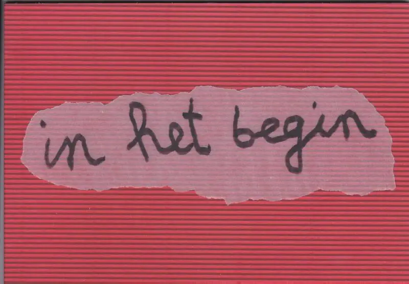 In het begin