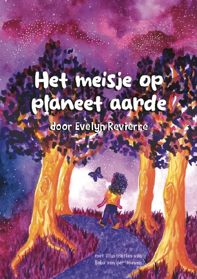 Het meisje op planeet aarde.