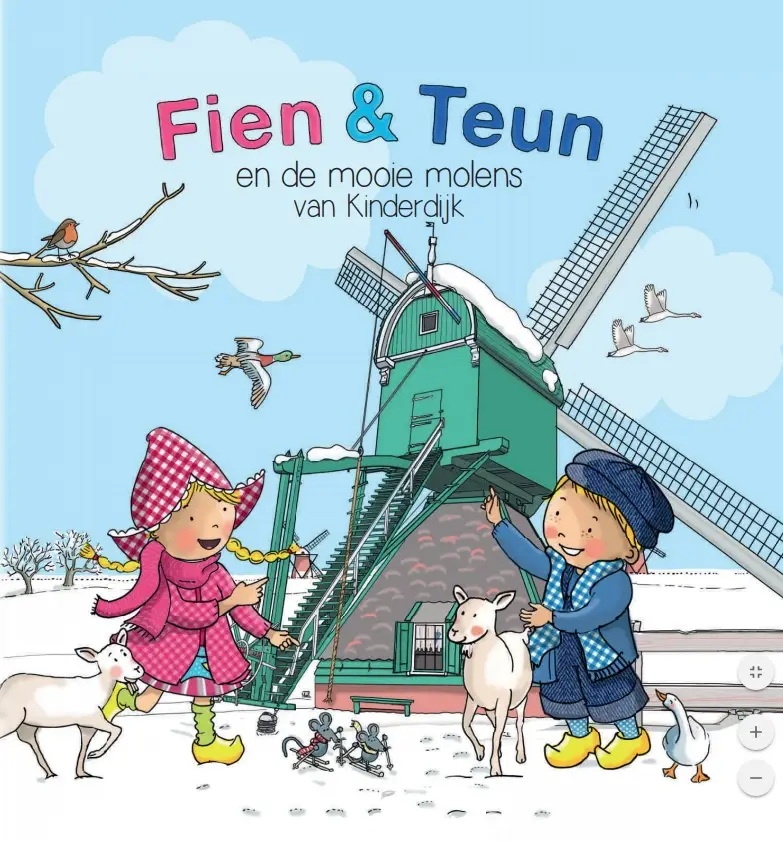 Fien en Teun e d mooie molens Kinderdijk