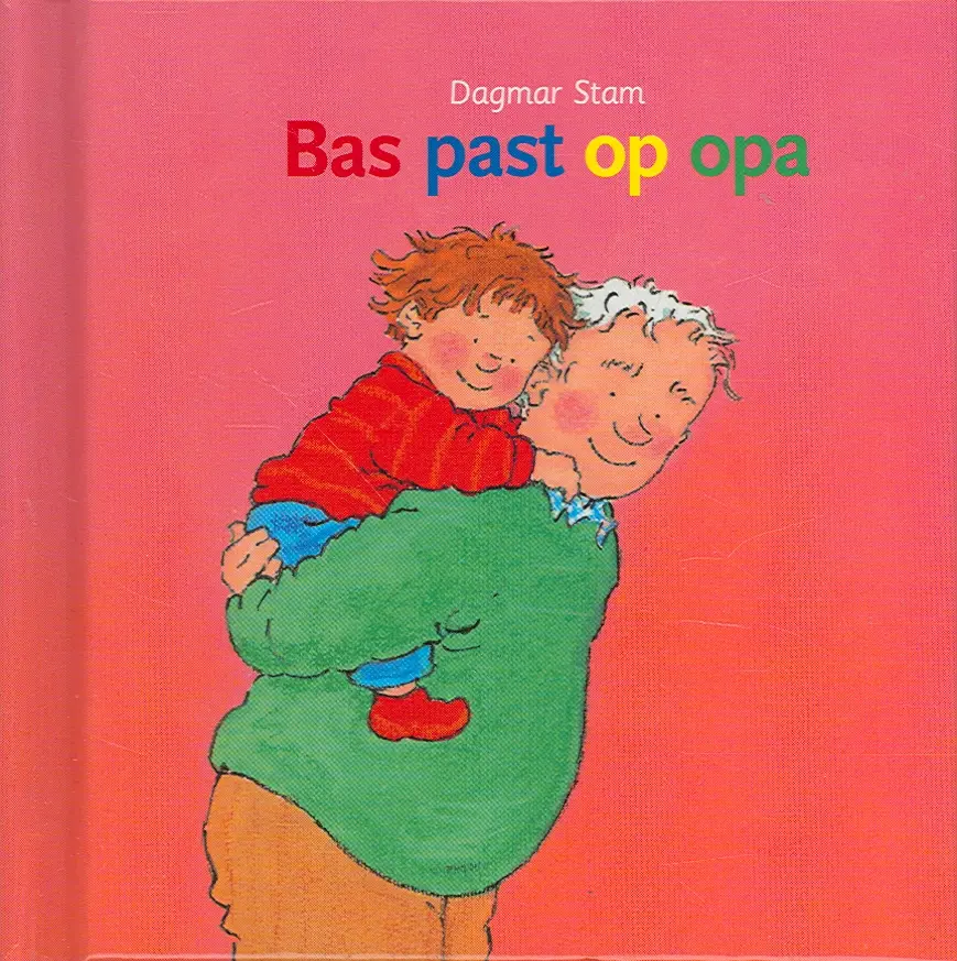 Bas past op opa miniboekje