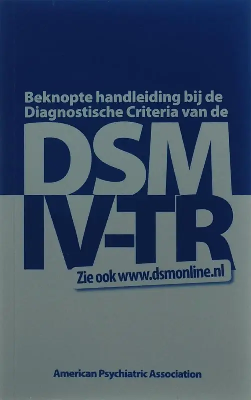 Beknopte handleiding DSM-4-tr