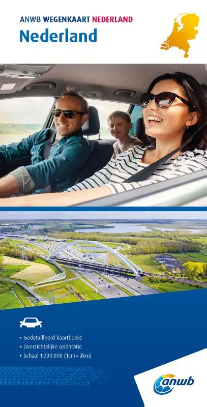 Wegenkaart Nederland