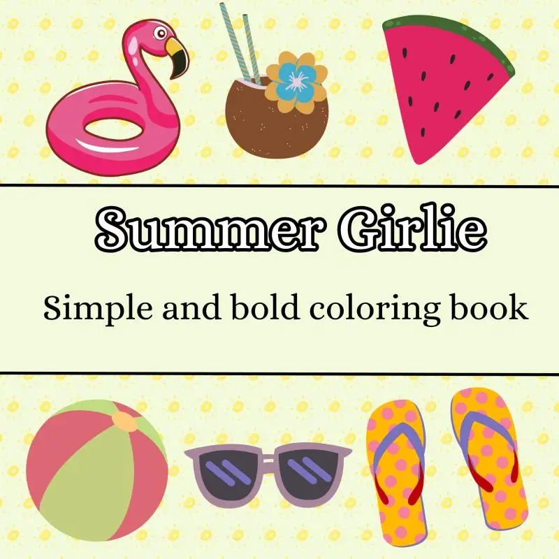 Summer Girlie coloring book