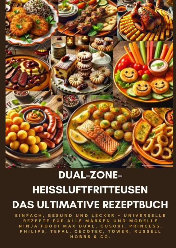 Dual-Zone-Heißluftfritteusen: Das ultimative Rezeptbuch