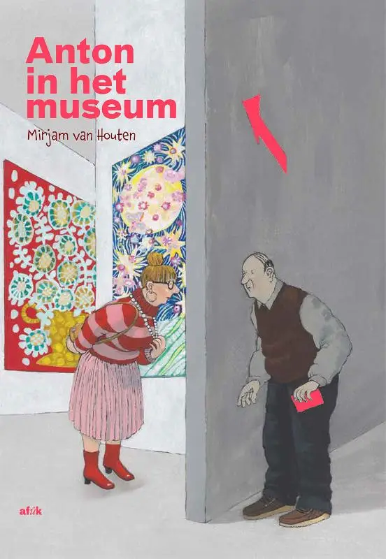 Anton in het museum
