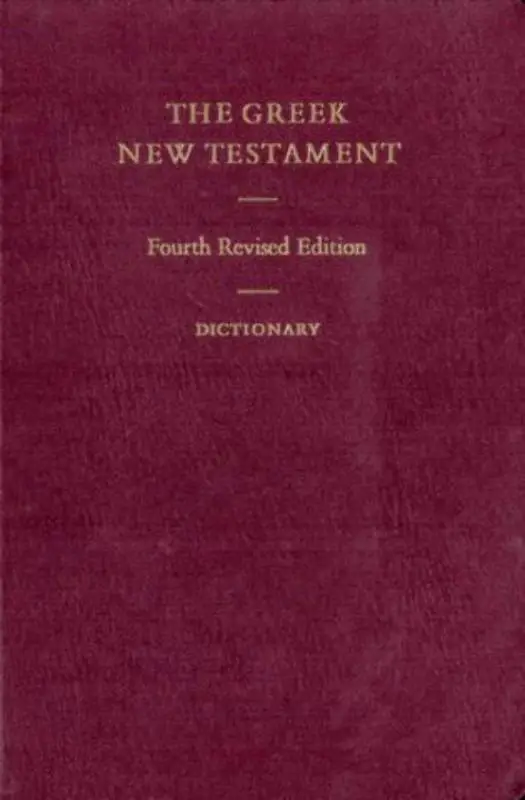 Greek New Testament+dictionary