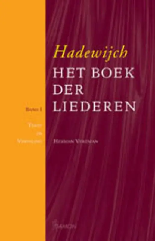 Hadewijch het boek der liederen / 1