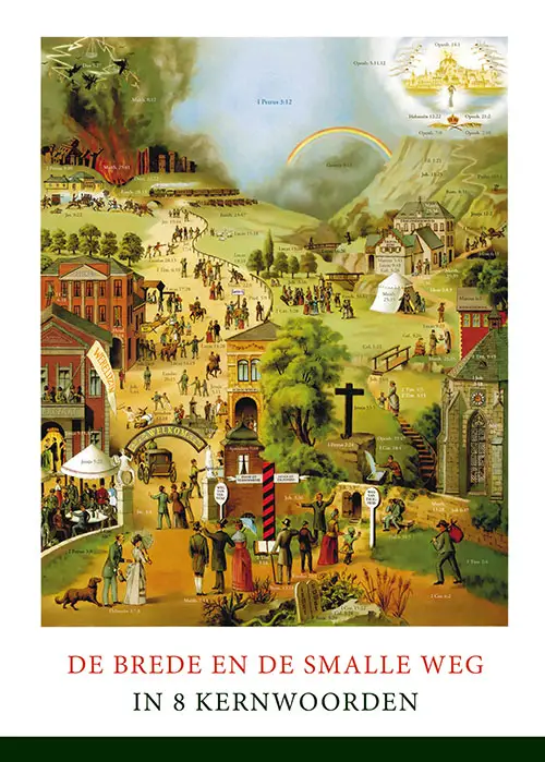 Poster A3 Brede en de smalle weg